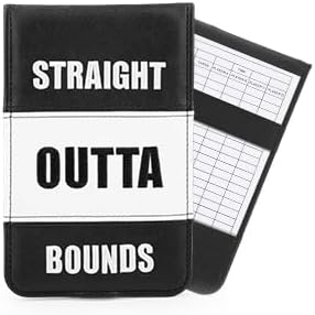 Leather Golf Scorecard Holder Cover Universal Fit