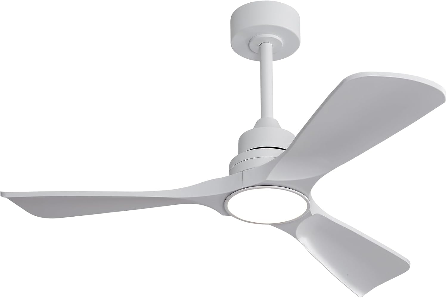 White Ceiling Fans with Lights and Remote