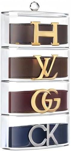 Acrylic Belt Organizer Closet Accessories for Jewelry