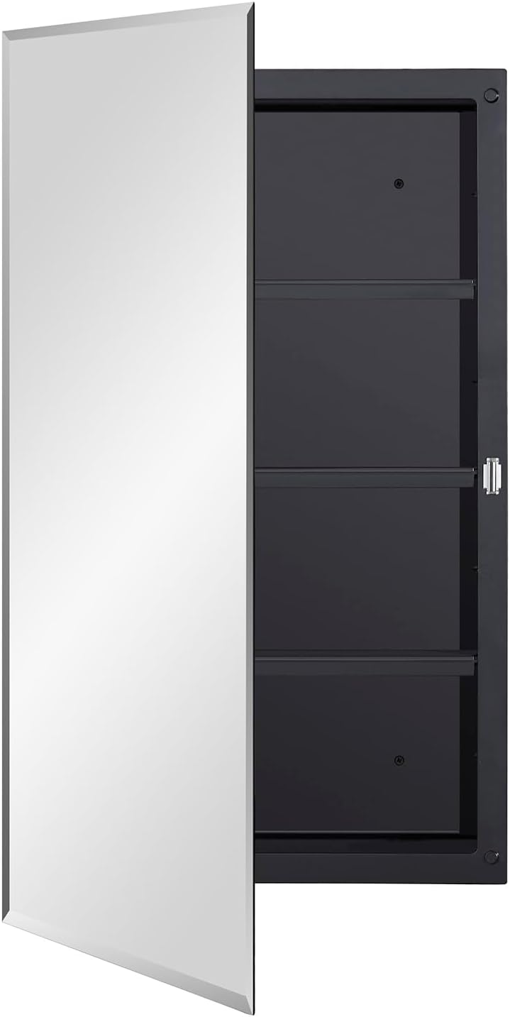 Plastic Bathroom Medicine Mirror Cabinet