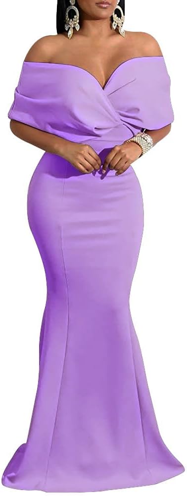 Women’s Off Shoulder Formal Evening Dress