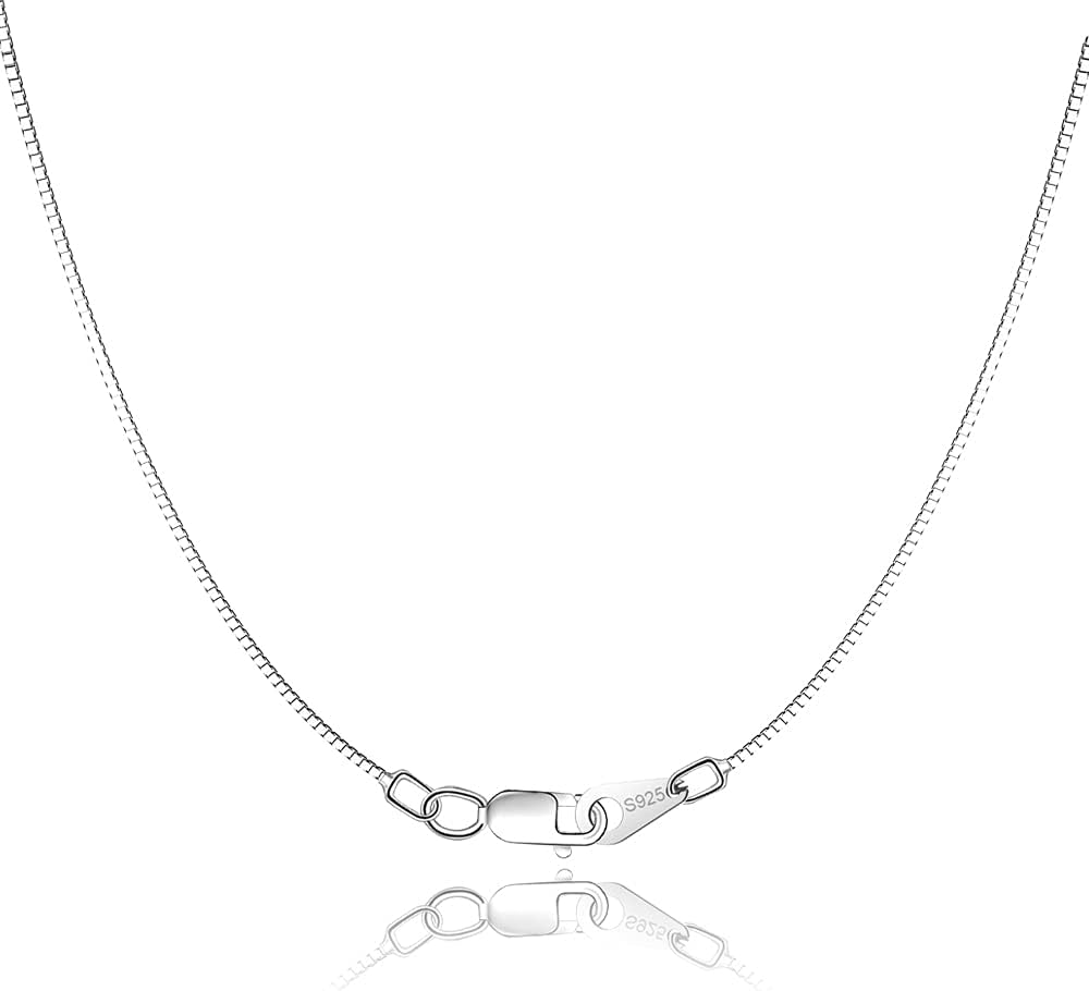 Jewlpire 18K Gold Plated 925 Sterling Silver Chain Necklace