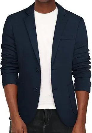 JONES Men's Casual Knit Blazer Suit Jackets