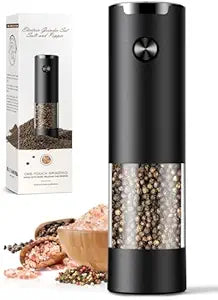 Electric Salt and Pepper Grinder Set