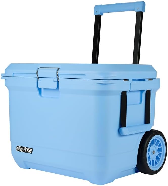 Coleman Pro Heavy-Duty 55qt Wheeled Ultra-Light Premium Hard Cooler