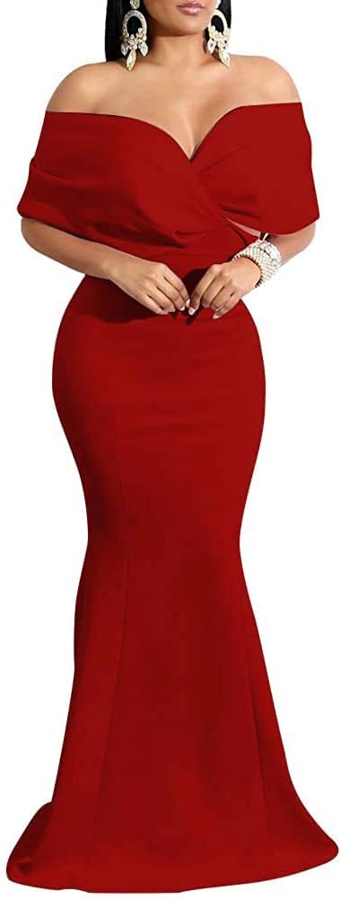 Women’s Off Shoulder Formal Evening Dress