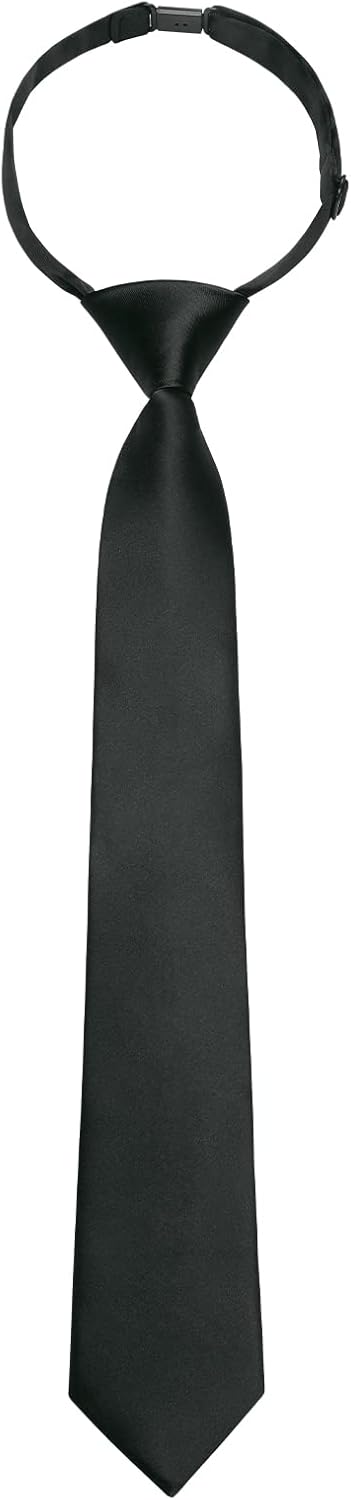 Enlision Boys Ties Solid Color Pre-Tied Kids Necktie