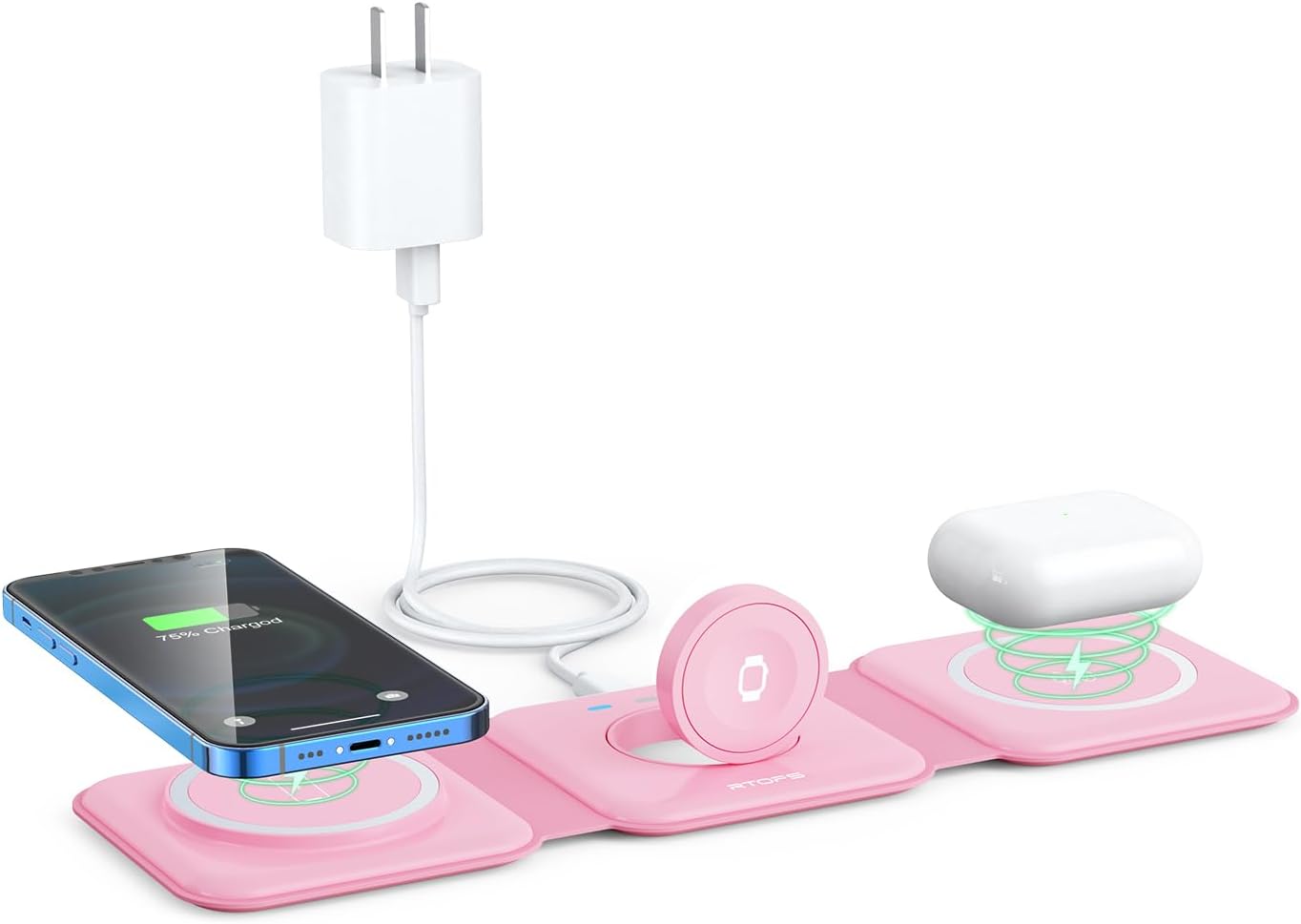RTOPS 3-in-1 Magnetic Wireless Charger for iPhone