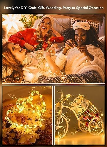 Brightown 12-Pack LED Fairy String Lights