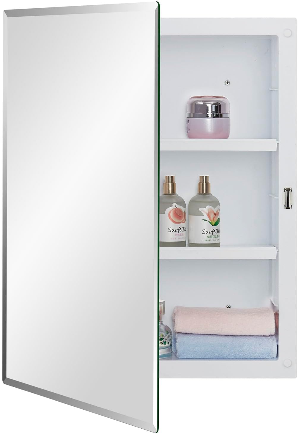 Plastic Bathroom Medicine Mirror Cabinet