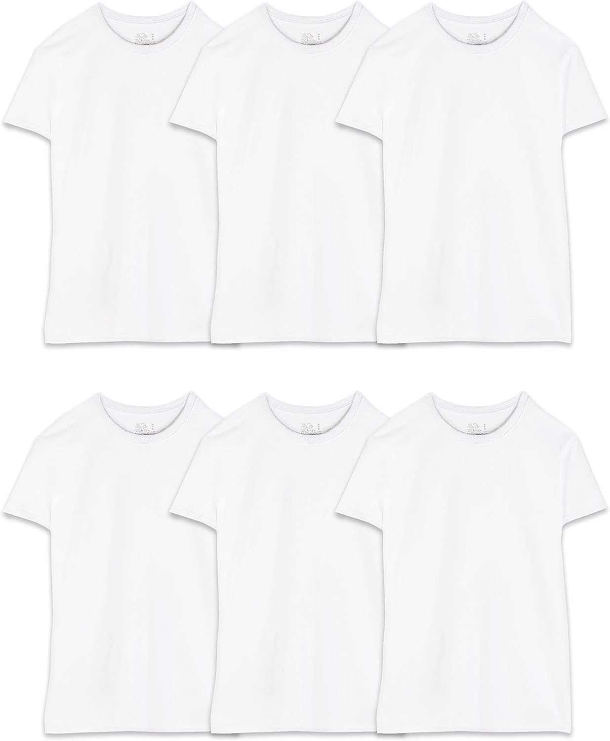 Men’s Crew Neck Undershirts Wicking T-Shirts