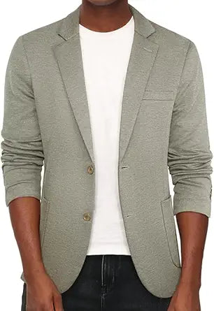 JONES Men's Casual Knit Blazer Suit Jackets