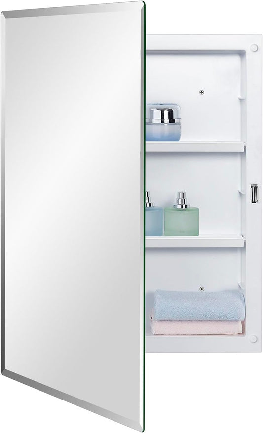Plastic Bathroom Medicine Mirror Cabinet