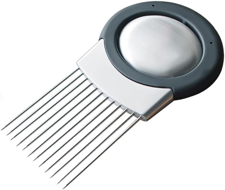 Stainless Steel Onion Slice Holder Vegetable Cutter