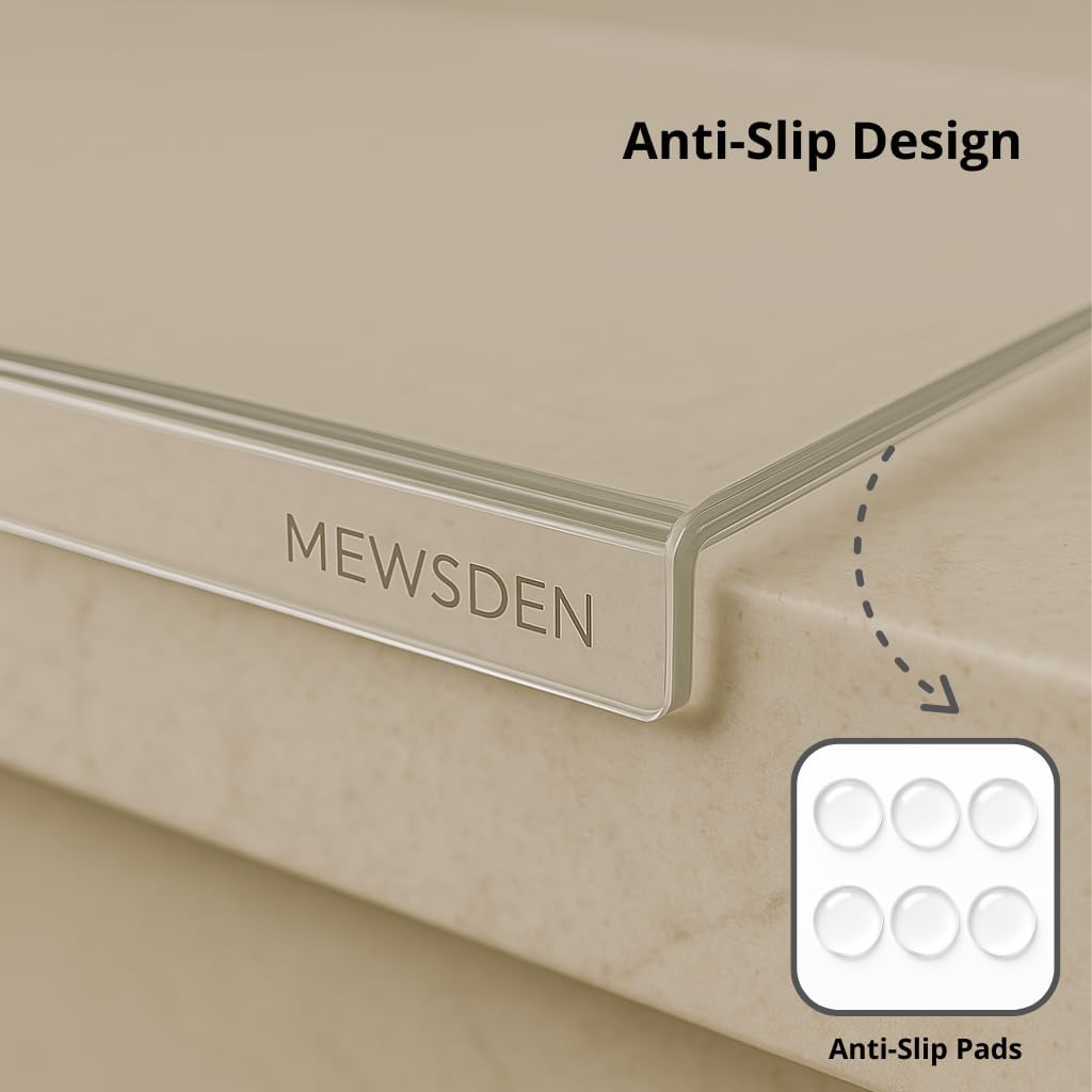 Acrylic Cutting Board with Counter Lip