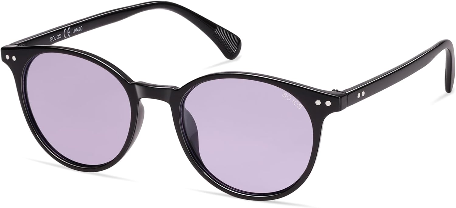 SOJOS Small Round Polarized Sunglasses