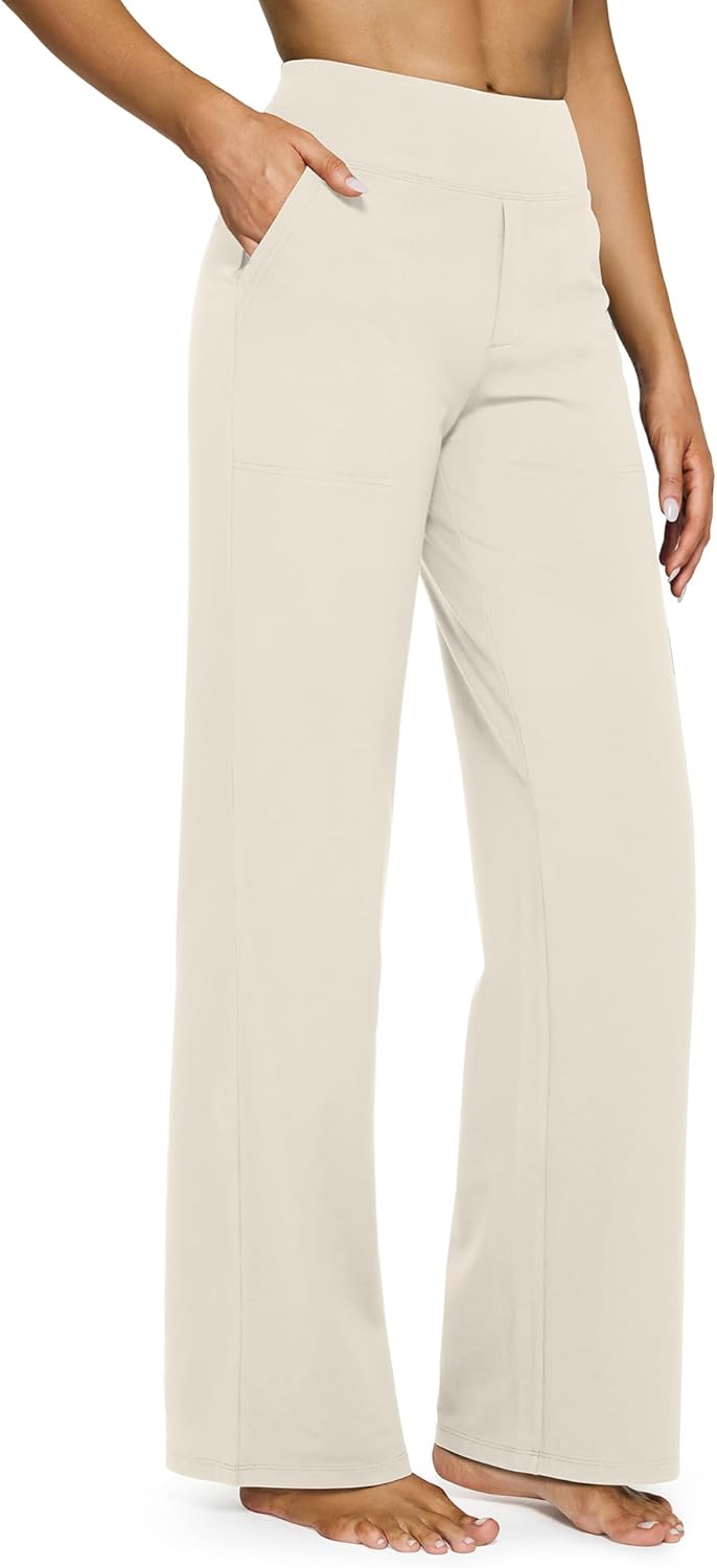 G4Free Women's Wide-Leg Yoga Pants
