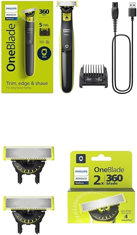Philips Norelco OneBlade 360 Face Trimmer & Shaver