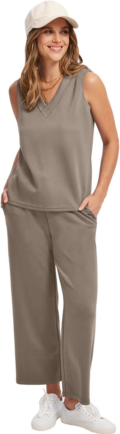 Casual Two Piece Lounge Set for Women