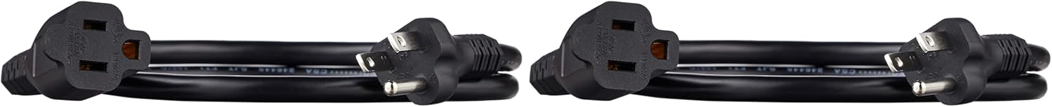 Extension Cord, 25 Ft, 3 Prong Outlet Extender