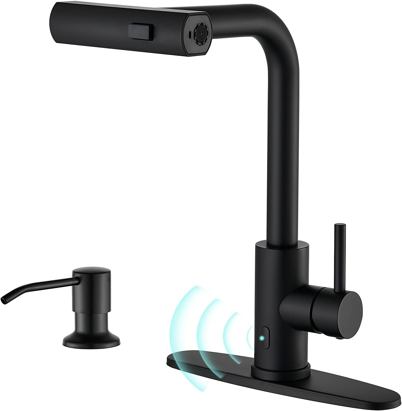 Brushed Nickel Kitchen Faucets with Pull Down Sprayer