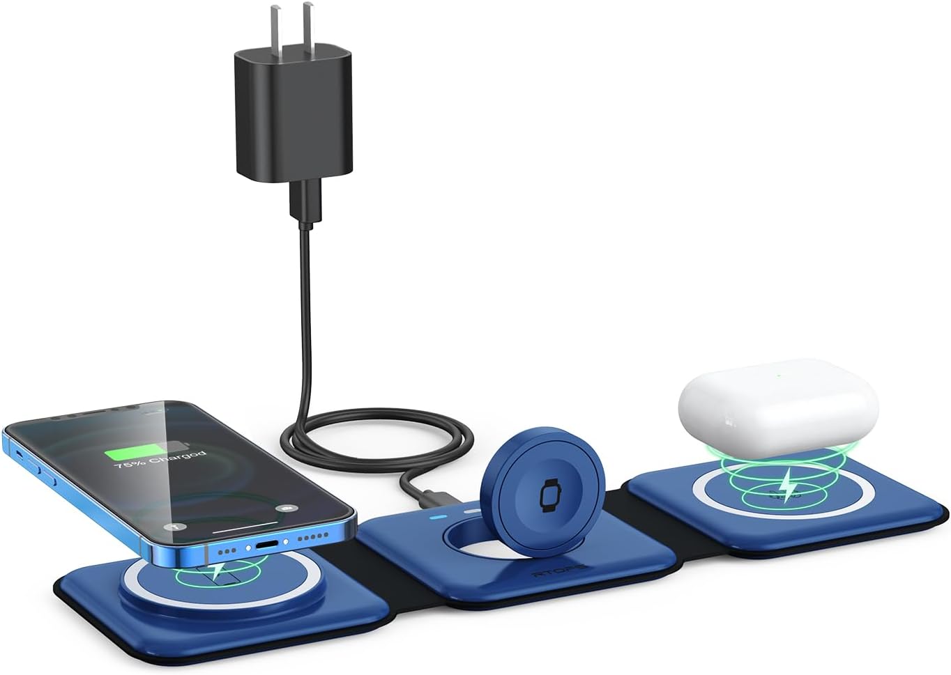RTOPS 3-in-1 Magnetic Wireless Charger for iPhone