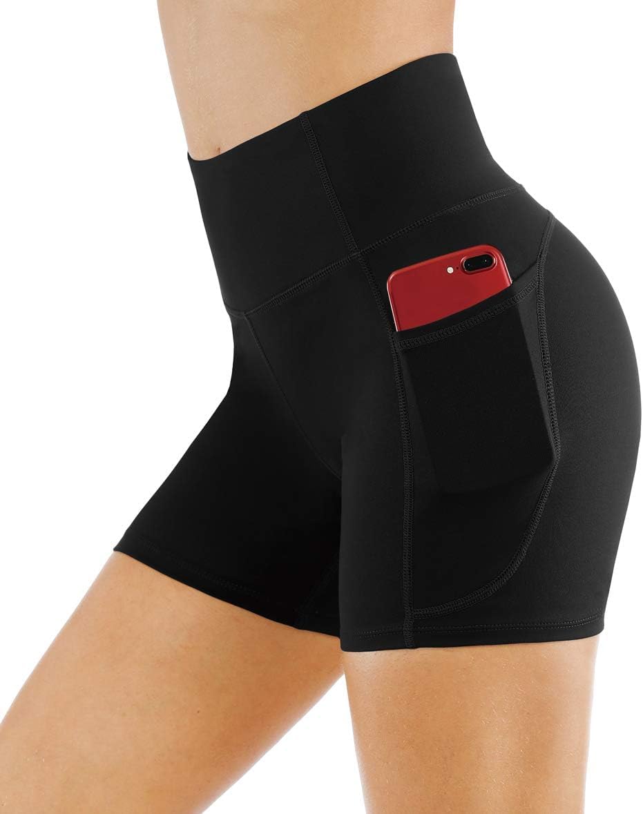 THE GYM Women's High-Waist Workout Shorts