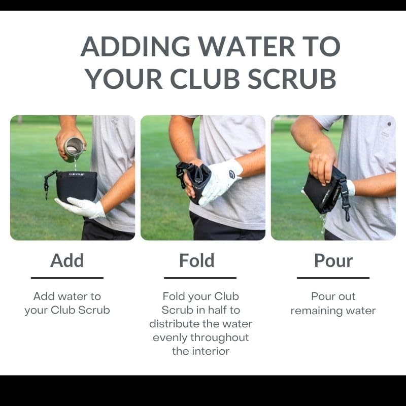 Club Scrub Golf Club and Golf Ball Cleaning Bag
