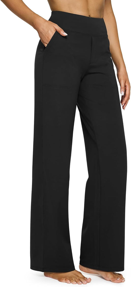 G4Free Women's Wide-Leg Yoga Pants