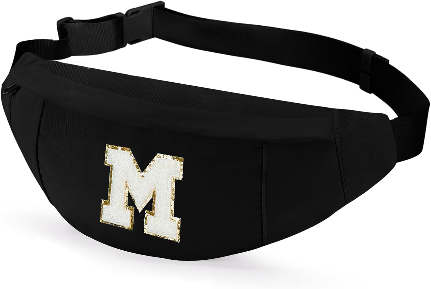 MAXTOP Large Crossbody Fanny Pack with 4-Zipper Pockets