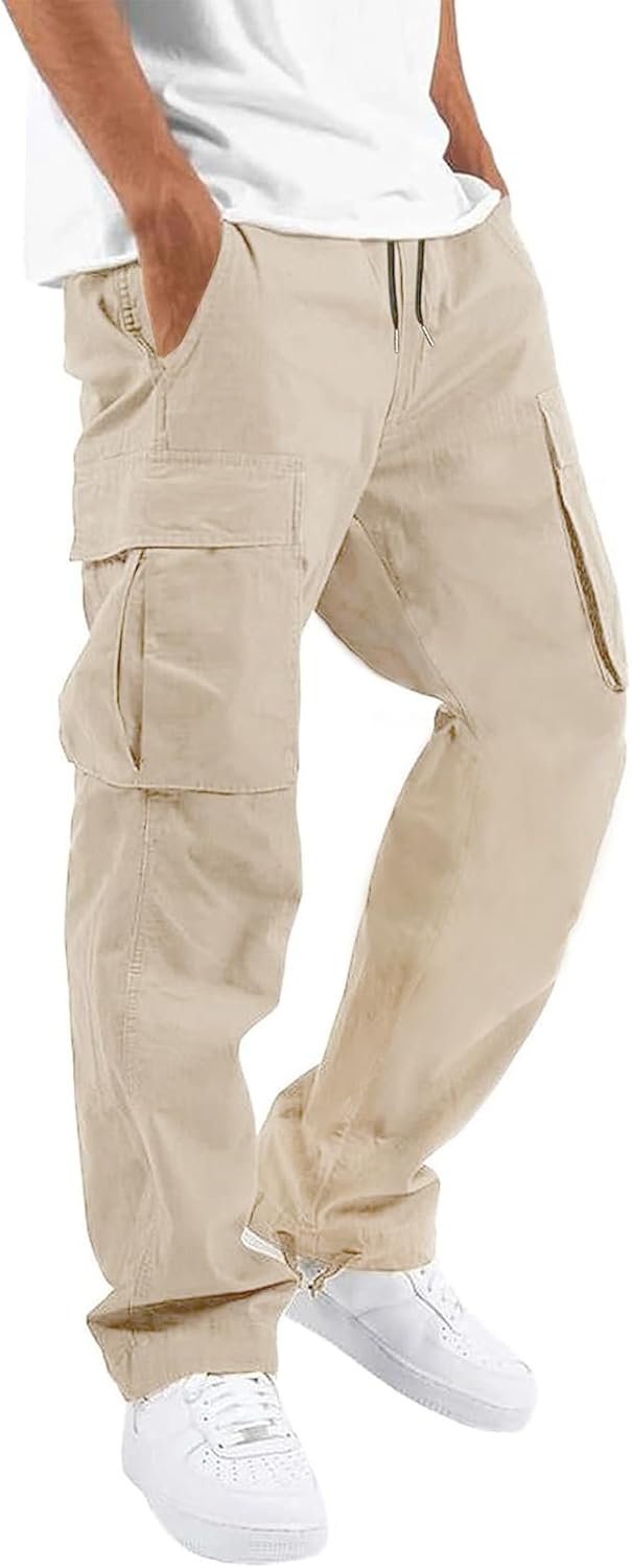 HUNGSON Mens Cargo Pants for Men