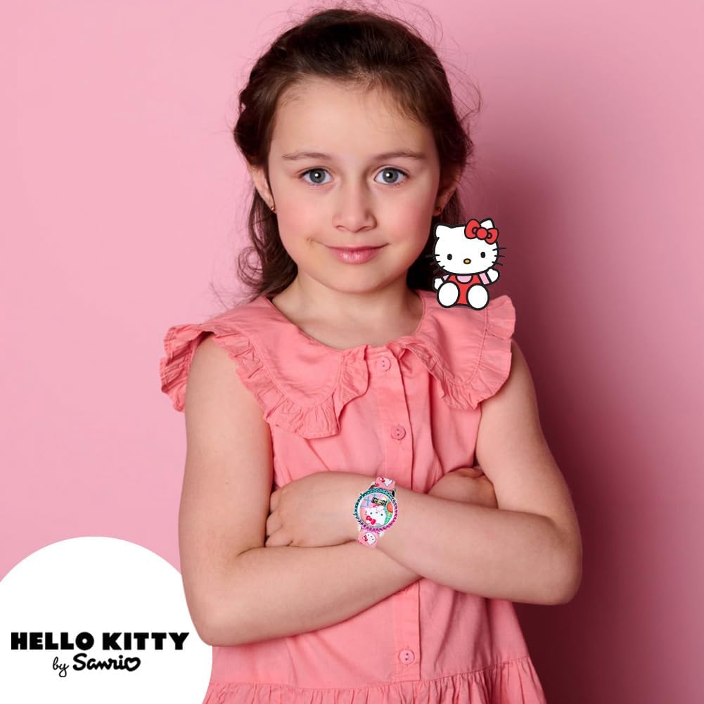 Accutime Sanrio Hello Kitty Girls' Digital LCD Quartz Watch