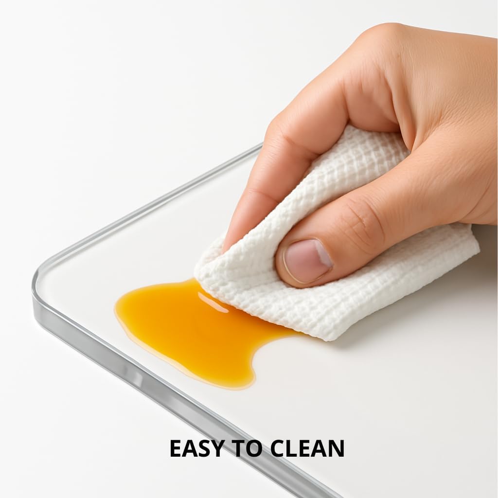 Acrylic Cutting Board with Counter Lip