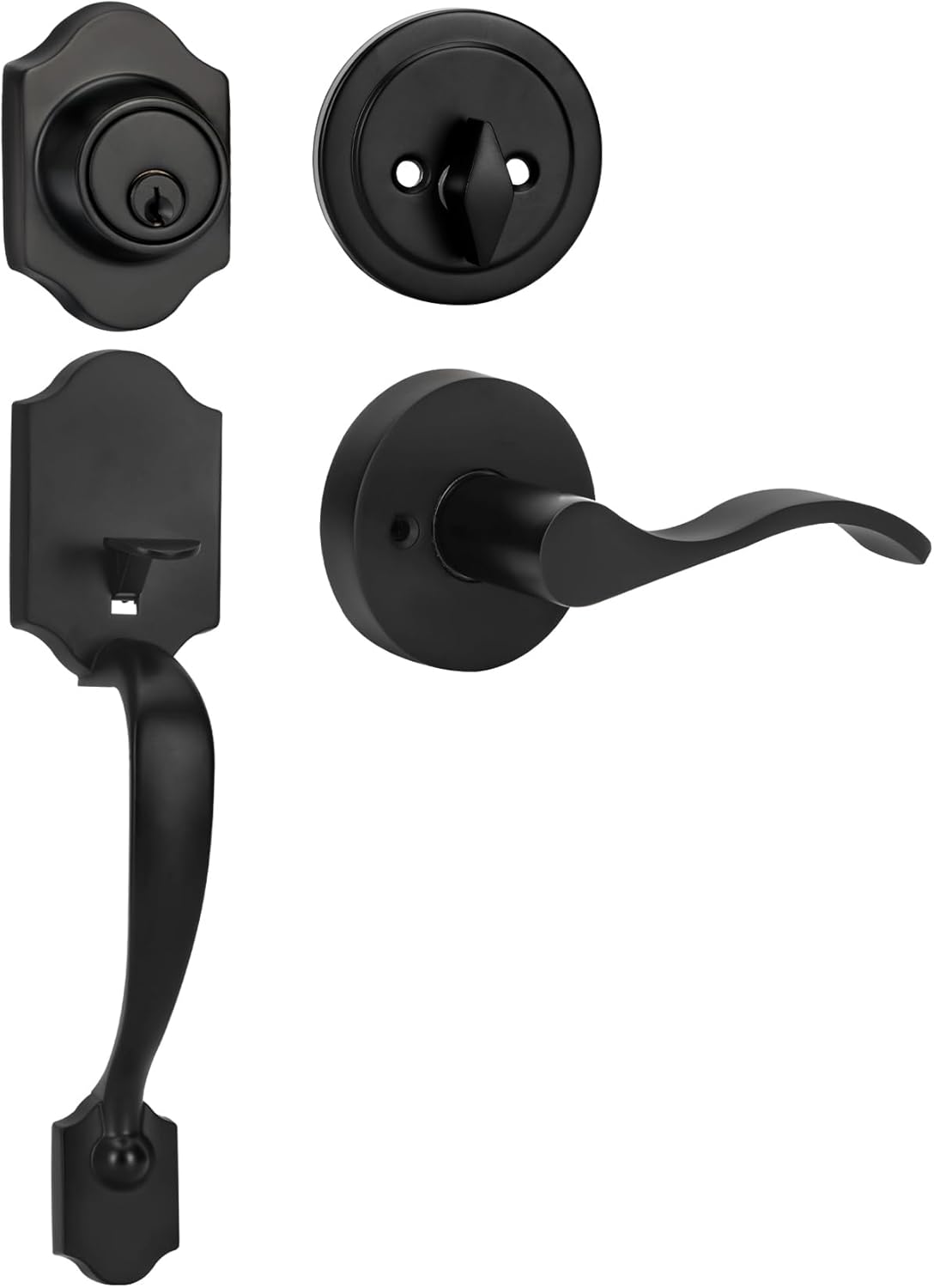 Azdele Front Door Handle and Deadbolt Set Front Door Lock Set