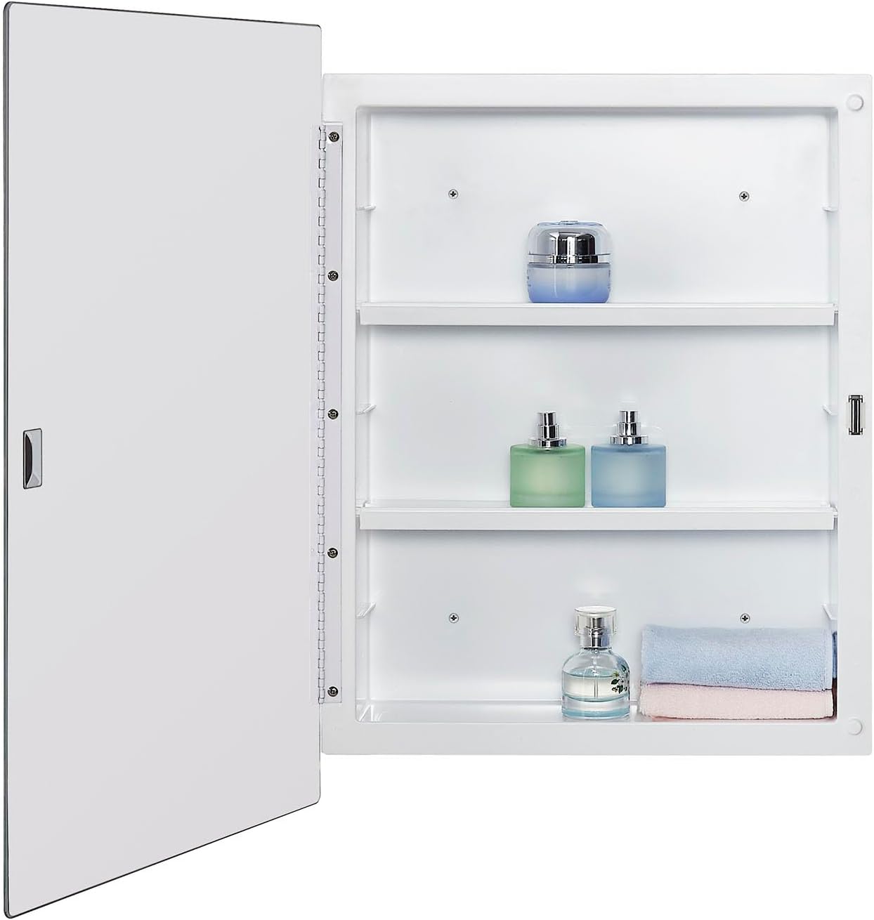 Plastic Bathroom Medicine Mirror Cabinet