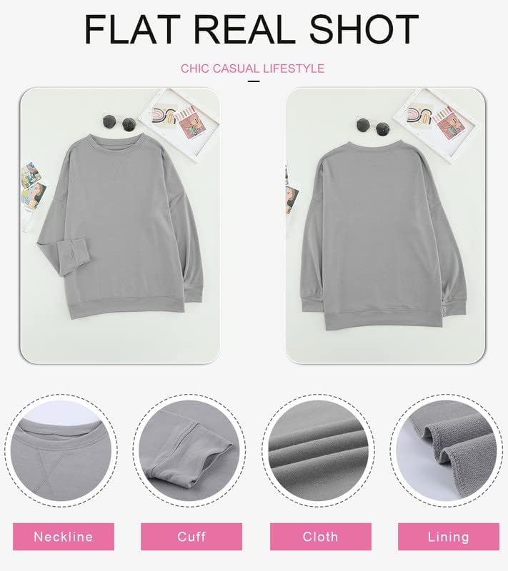 Casual Soft Long Sleeve Sweatshirt Women