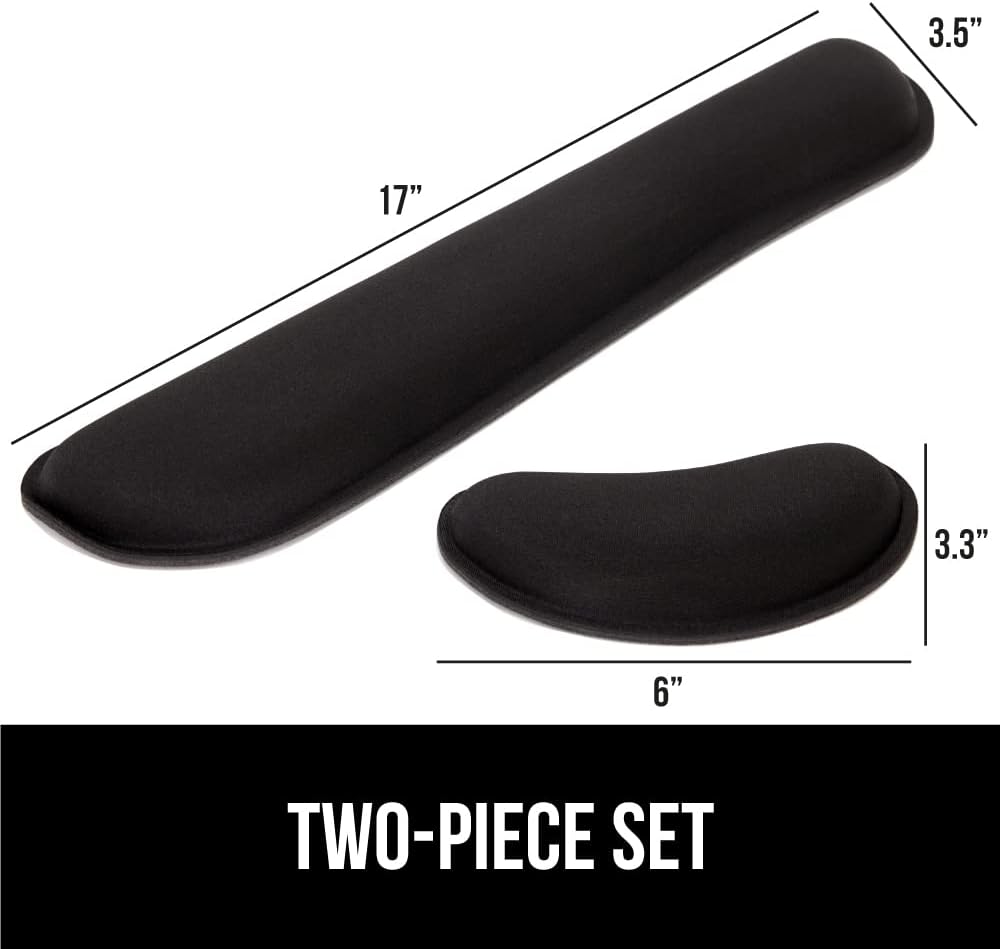 Gorilla Grip Memory Foam Wrist Rest Keyboard & Mouse