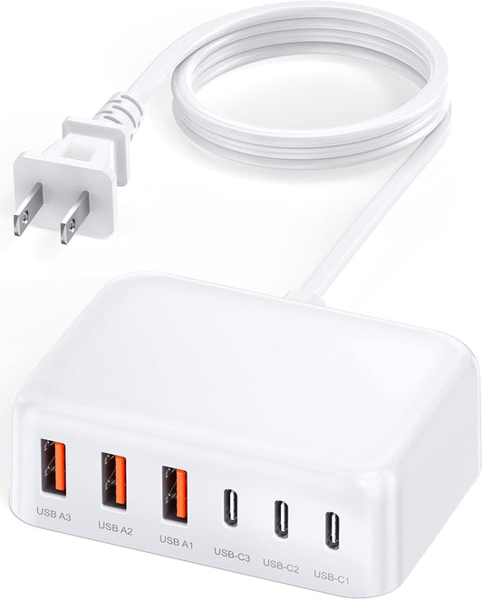 100W USB C Charger Block GaN Fast Charging Station