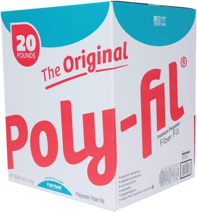 Fairfield Poly-Fil Premium Fiber Fill Pillow & Toy Stuffing