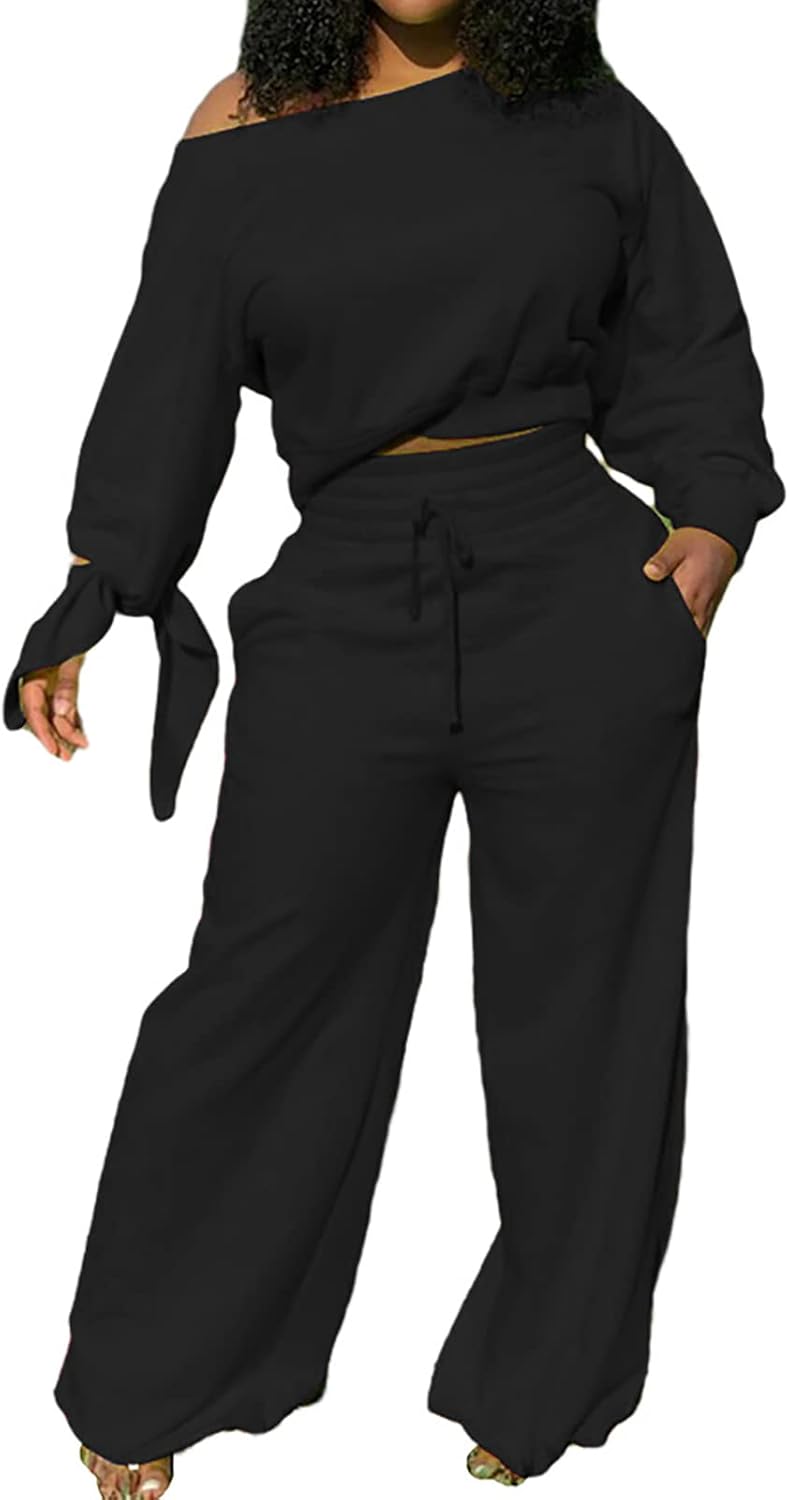 TOLENY Two Piece Sweater Pants Loungewear