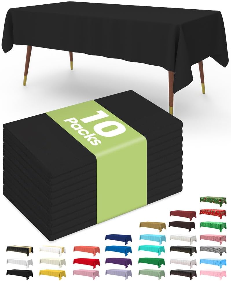 Pureegg Disposable Plastic Tablecloths