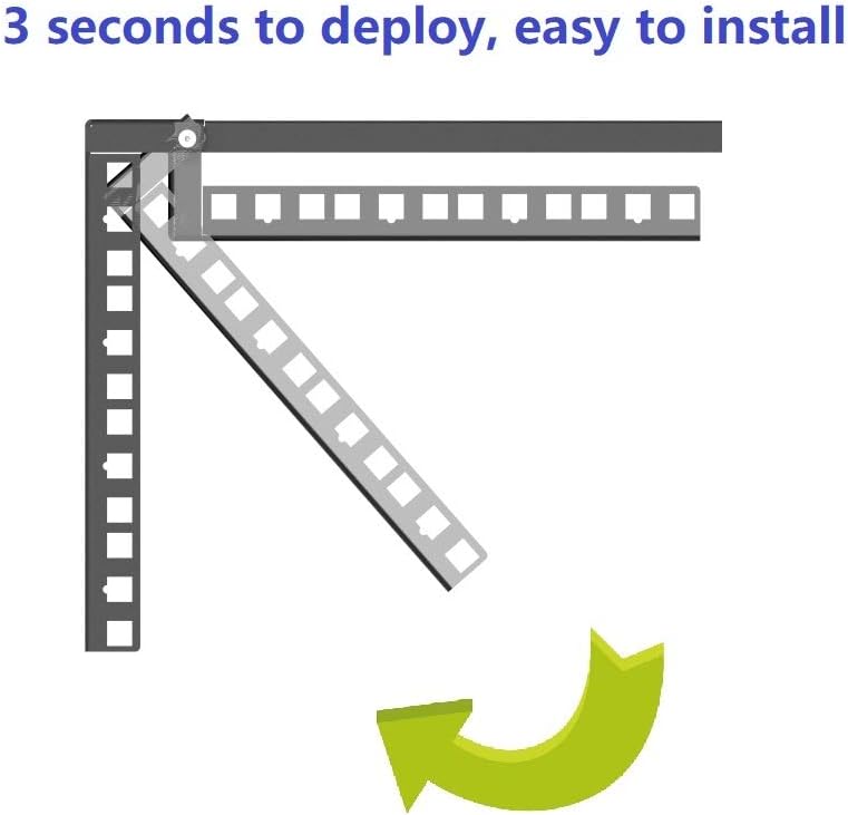 Jingchengmei Lightweight Folding Steel Wall Mountable