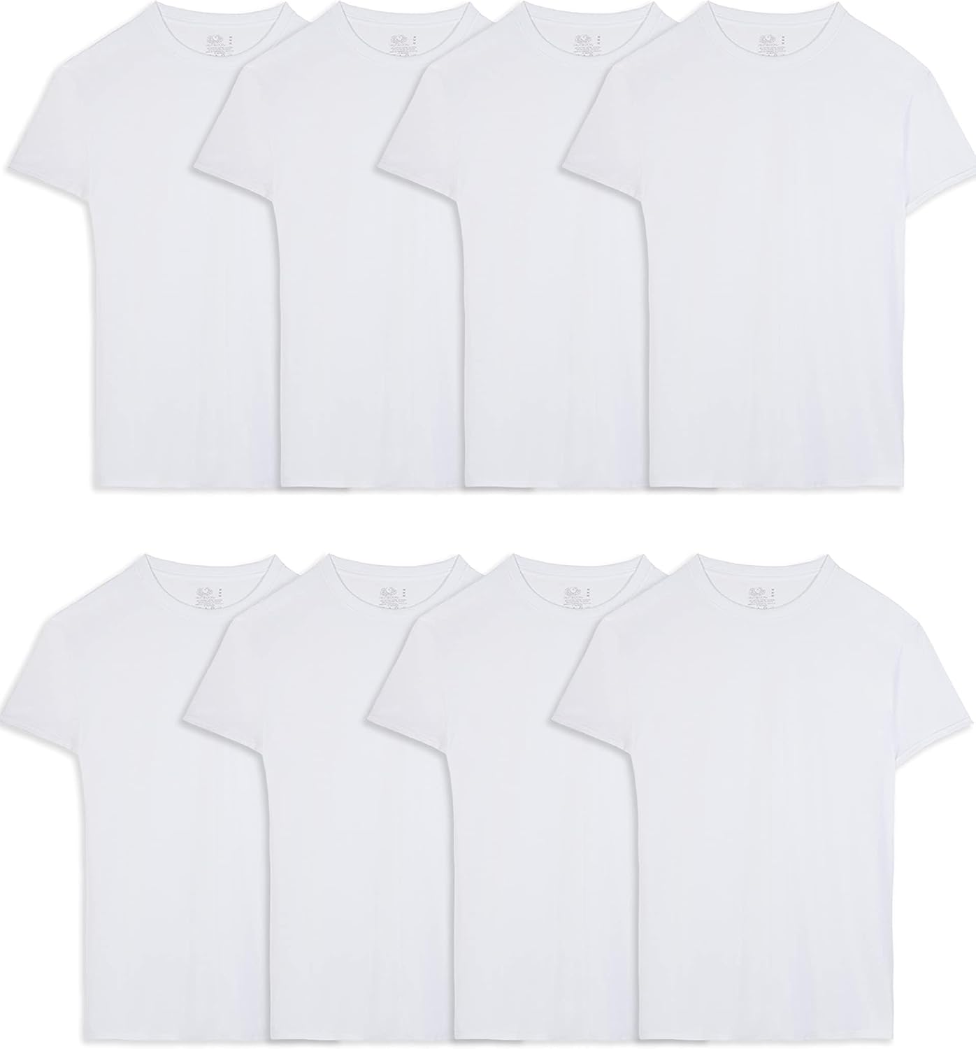 Men’s Crew Neck Undershirts Wicking T-Shirts