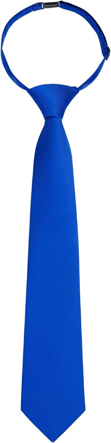 Enlision Boys Ties Solid Color Pre-Tied Kids Necktie
