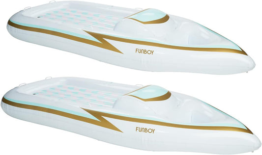 Summer Luxury Inflatable Boat Pool Float