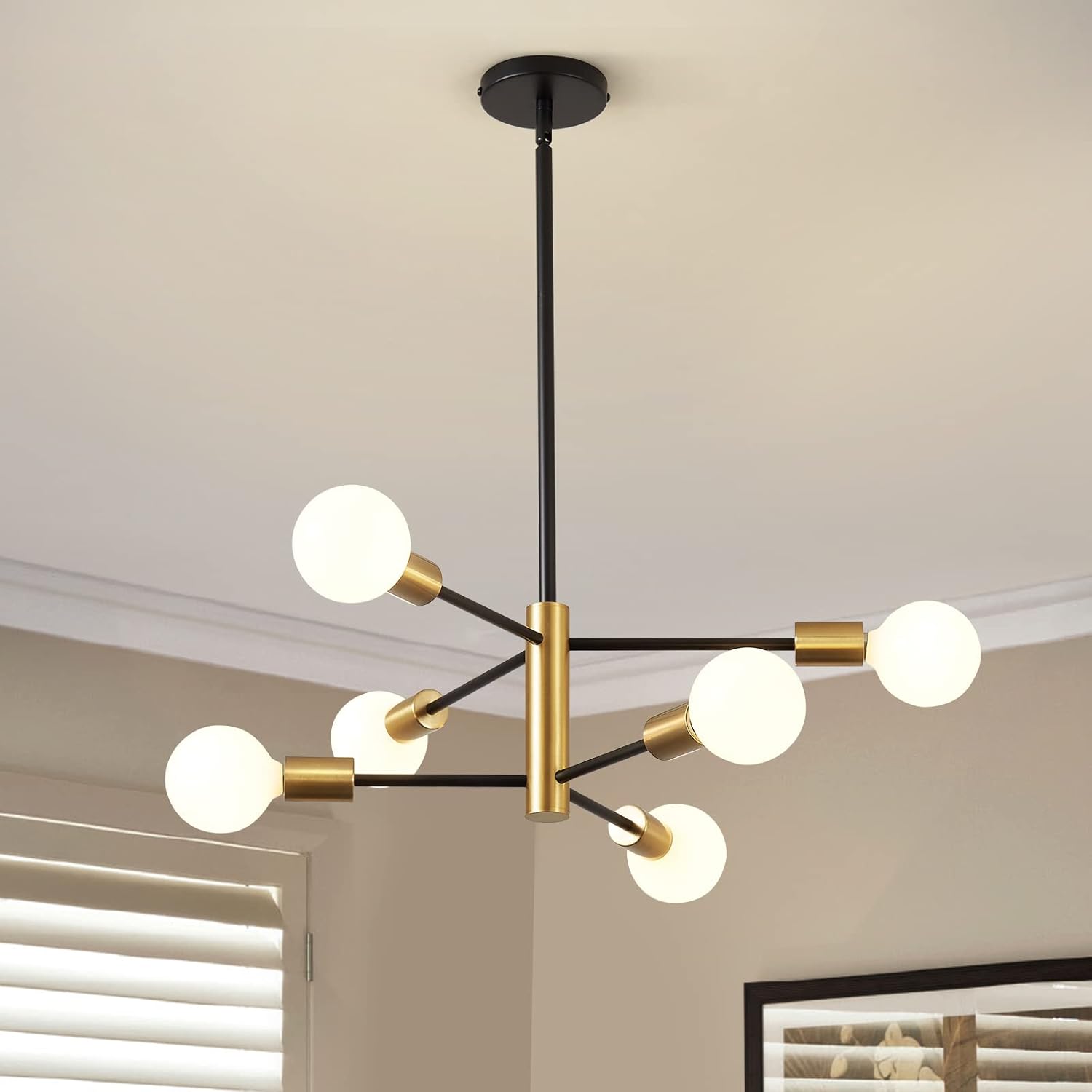 Modern Chandelier Ceiling Light Fixture Sputnik