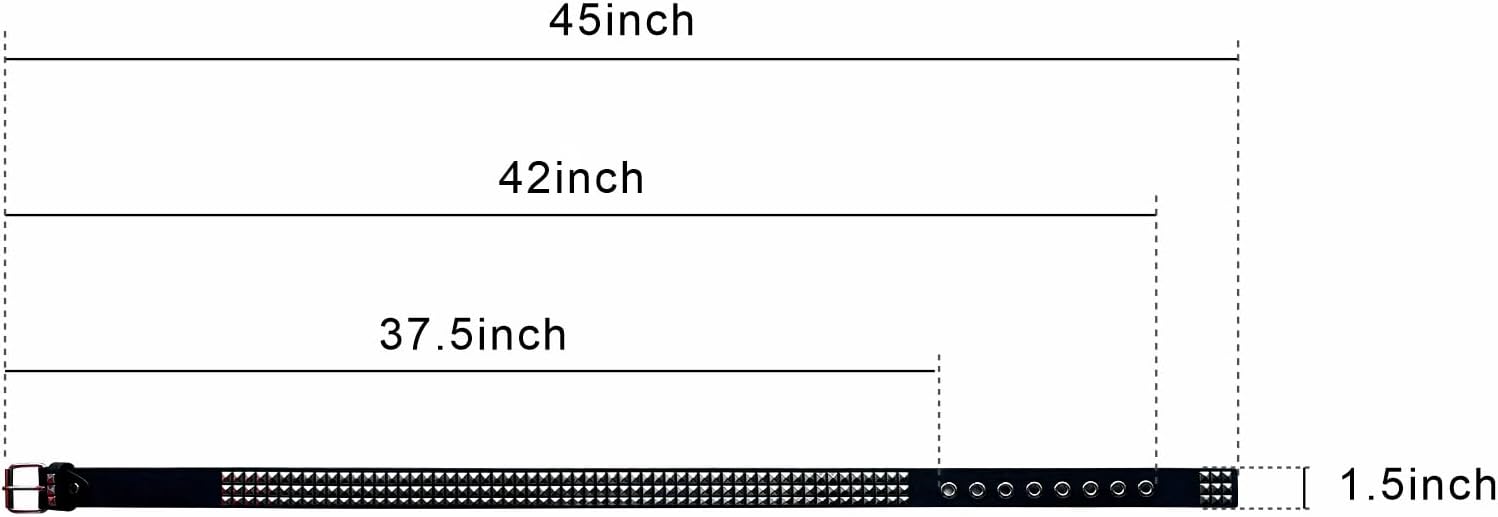 Studded Belt, Metal Punk Rock Rivet belt