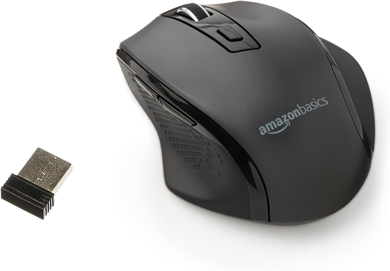 Amazon Basics Wireless Computer Mouse