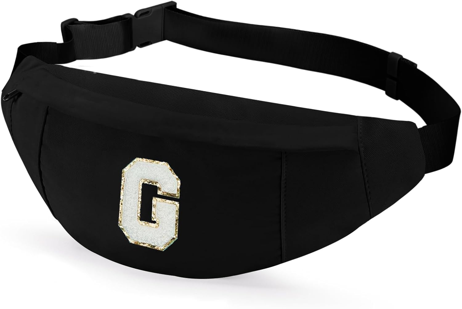 MAXTOP Large Crossbody Fanny Pack with 4-Zipper Pockets