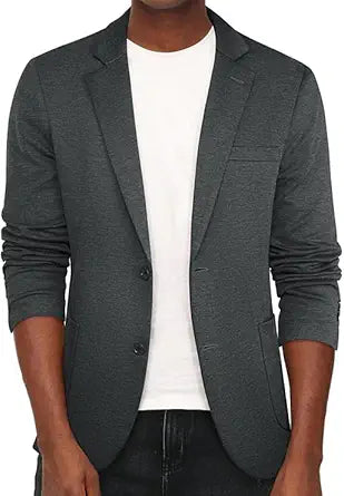 JONES Men's Casual Knit Blazer Suit Jackets